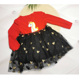 Сукня для дівчинки червона Horse 1927