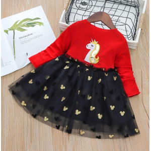 Сукня для дівчинки червона Horse 1927