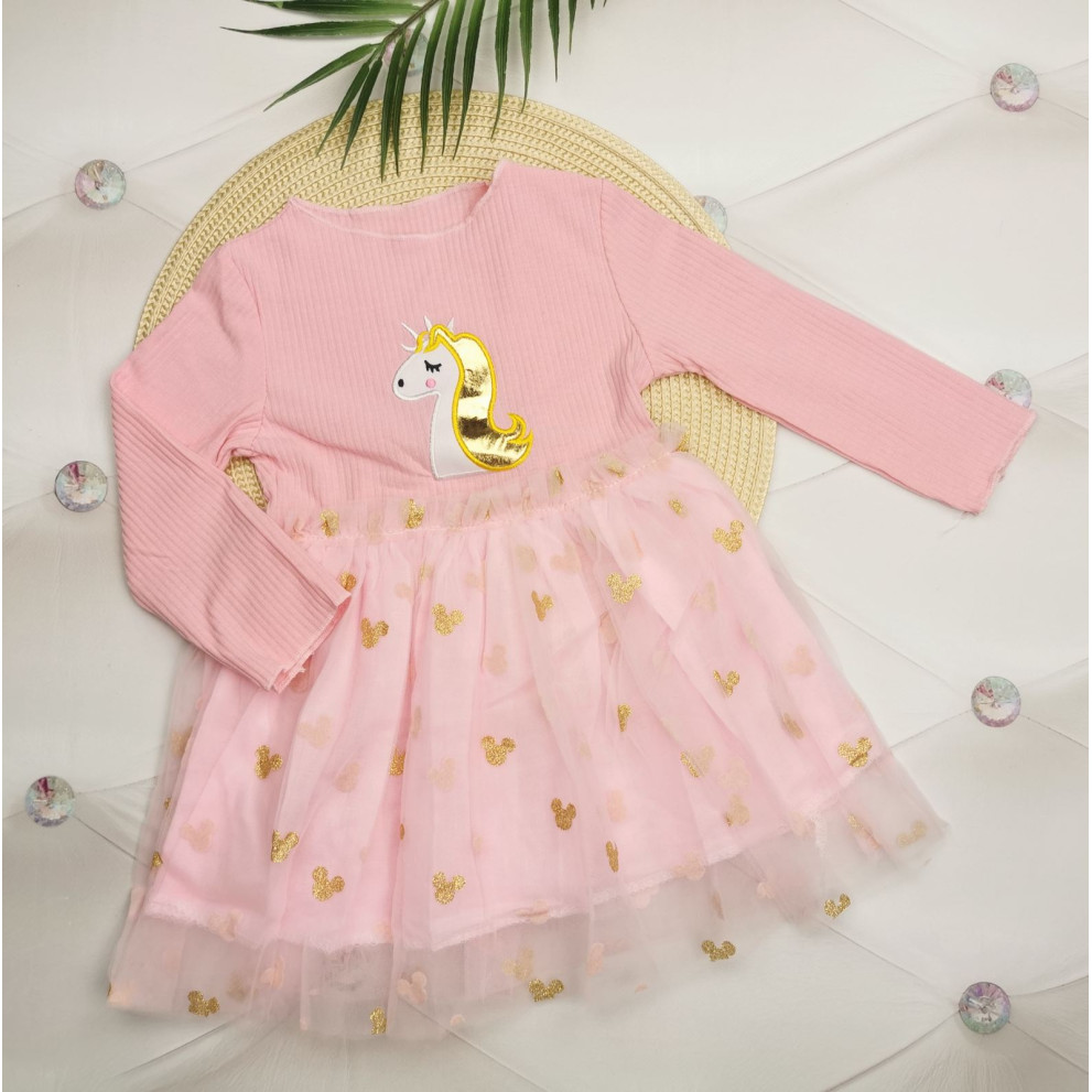 Сукня для дівчинки рожева Horse 1926