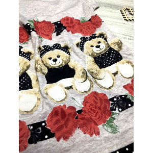 Плаття для дівчинки Bears сіре 3846