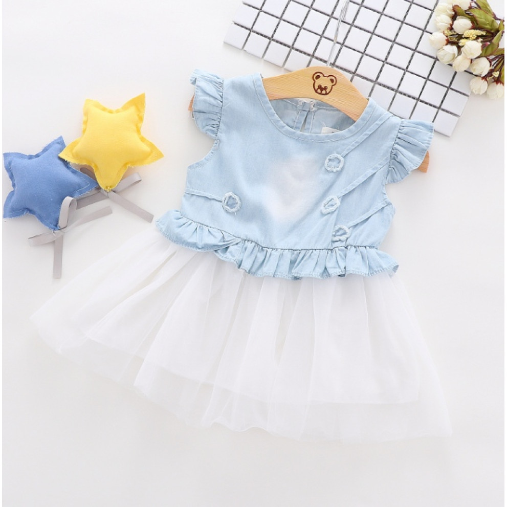 Плаття для дівчинки білий низ 2986