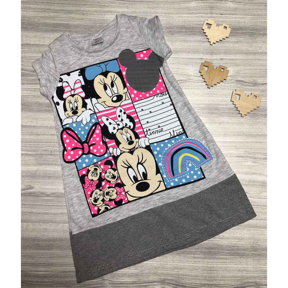 Платтячко для дівчинки сіре 3783