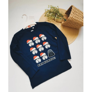 Реглан хлопчику синій Bah Humbug 30234