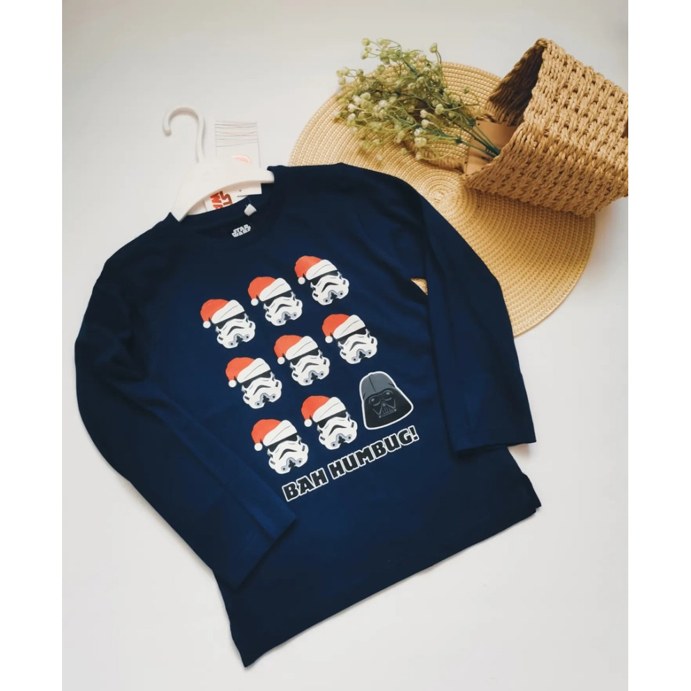 Реглан хлопчику синій Bah Humbug 30234