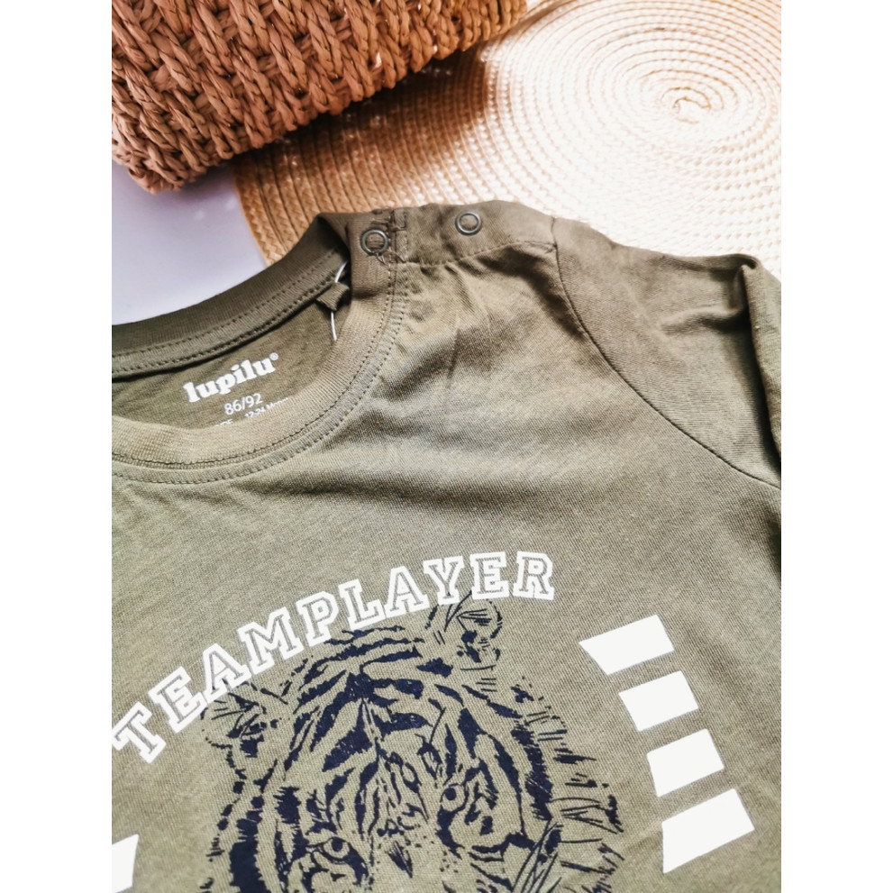 Реглан хлопчику хакі Teamplayer 30174