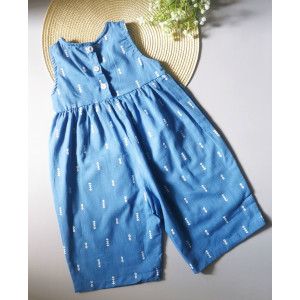 Ромпер для дівчинки синій 2125