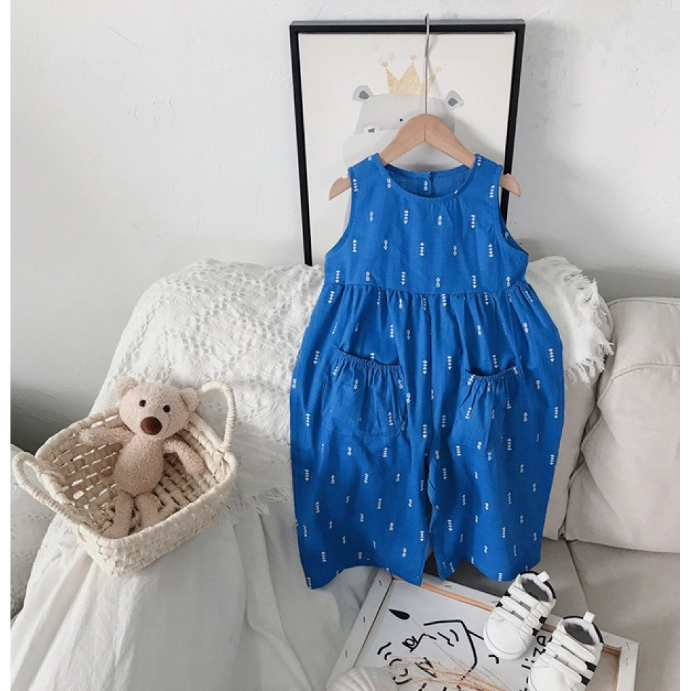 Ромпер для дівчинки синій 2125