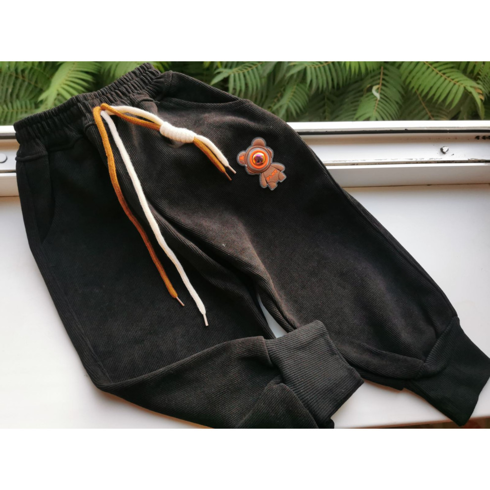 Штанці хлопчику чорні 10148