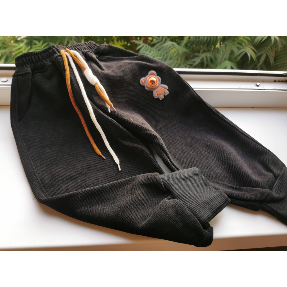 Штанці хлопчику чорні 10148