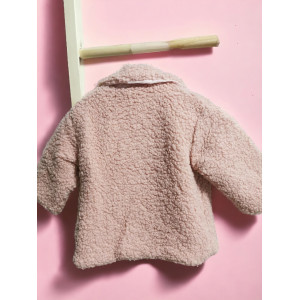 Шубка тедді для дівчинки рожева 10266