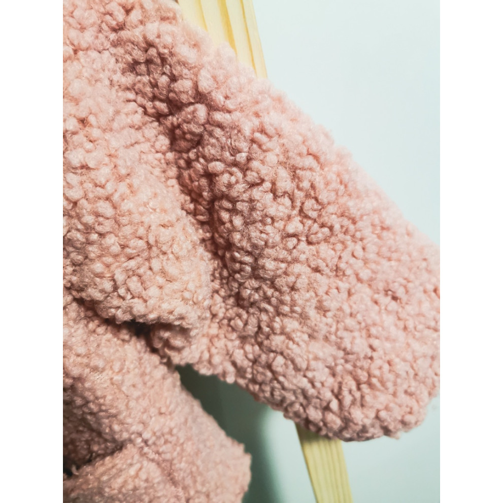 Шубка тедді для дівчинки рожева 10266