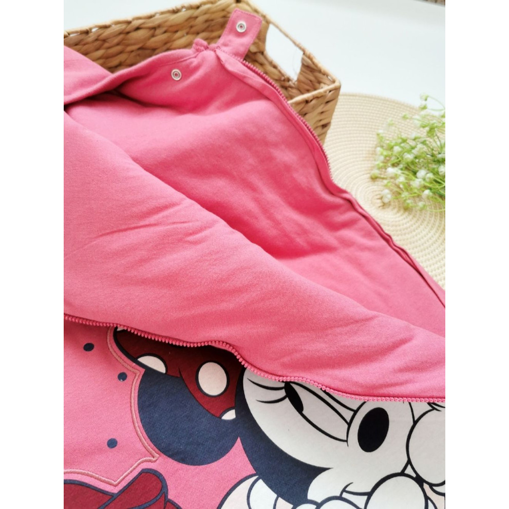 Спальний мішок для дівчинки рожевий 30168