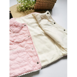 Стильна жилетка для дівчинки рожева Beautiful 10199