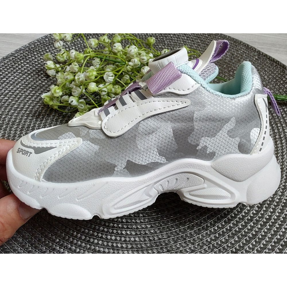 Стильні кросівки з BOA фіолет