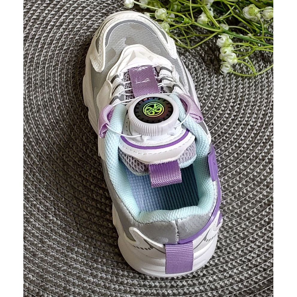 Стильні кросівки з BOA фіолет