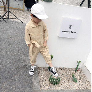 Стильний комбінезон беж 3990