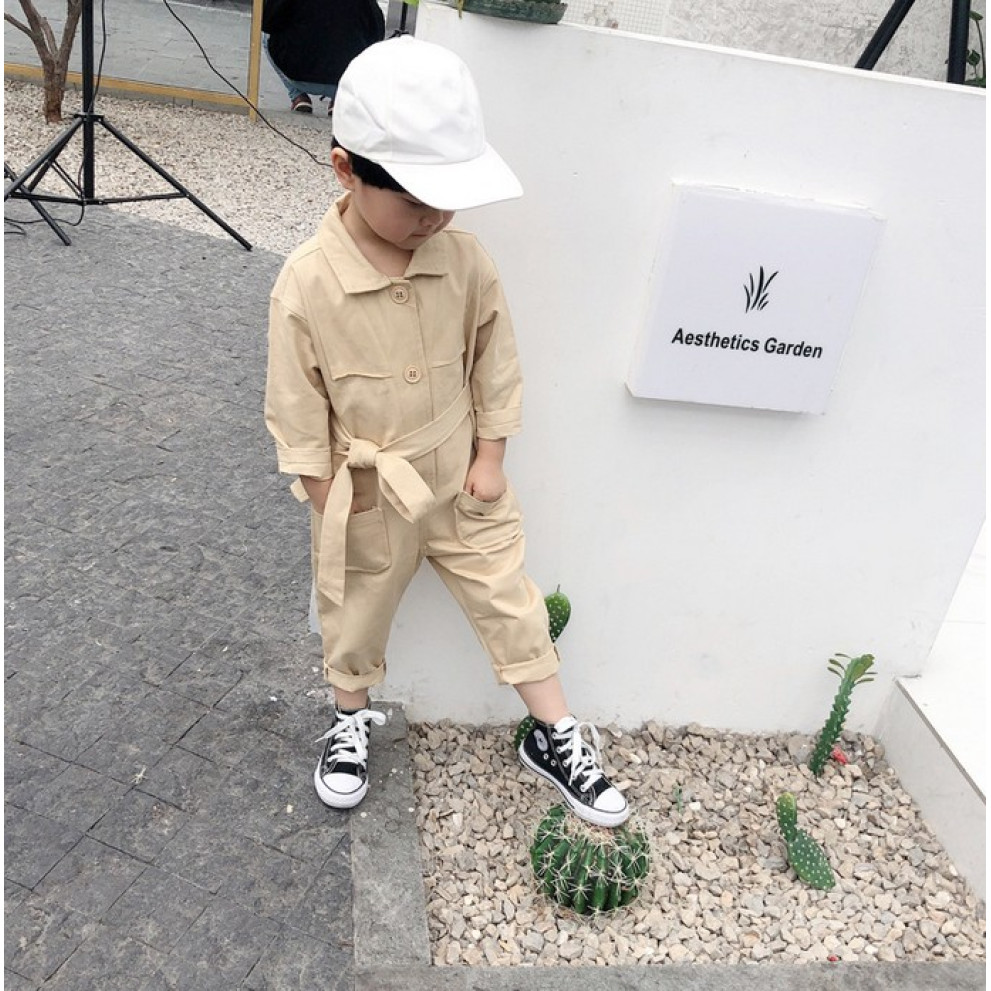 Стильний комбінезон беж 3990