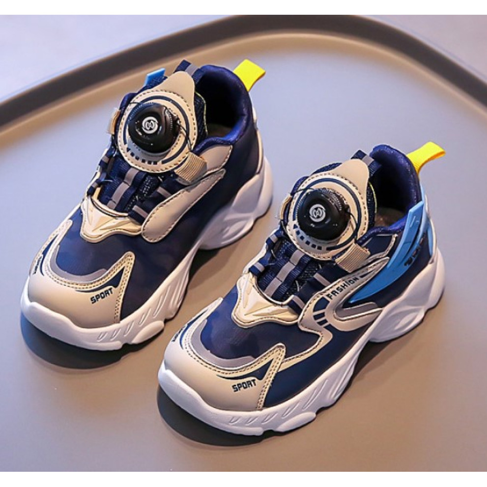 Стильні кросівки з BOA темно-сині