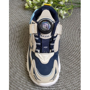 Стильні кросівки з BOA темно-сині