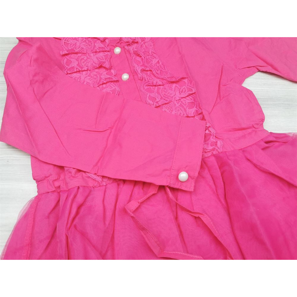 Сукня-блузка малинова 1580