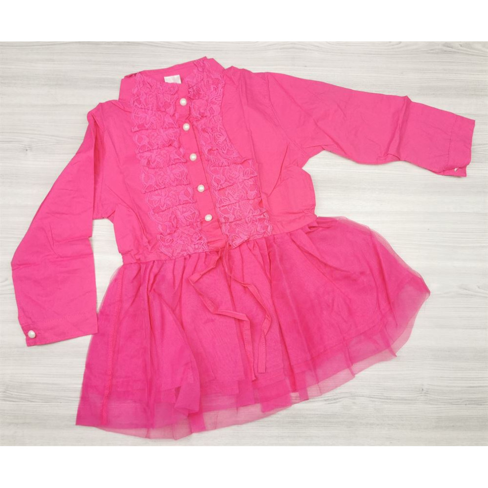 Сукня-блузка малинова 1580