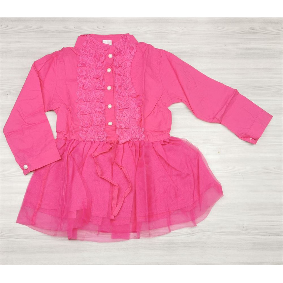 Сукня-блузка малинова 1580