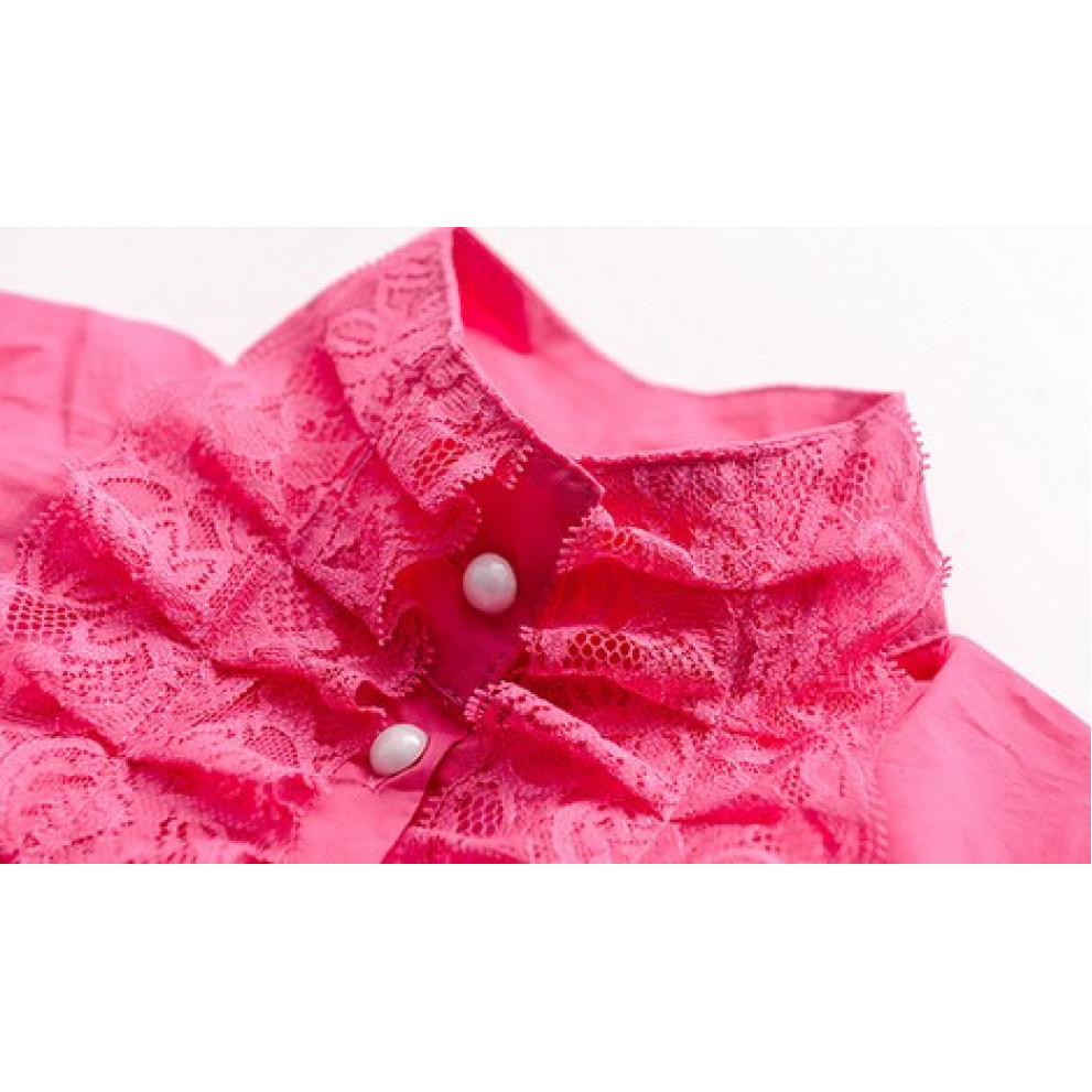 Сукня-блузка малинова 1580