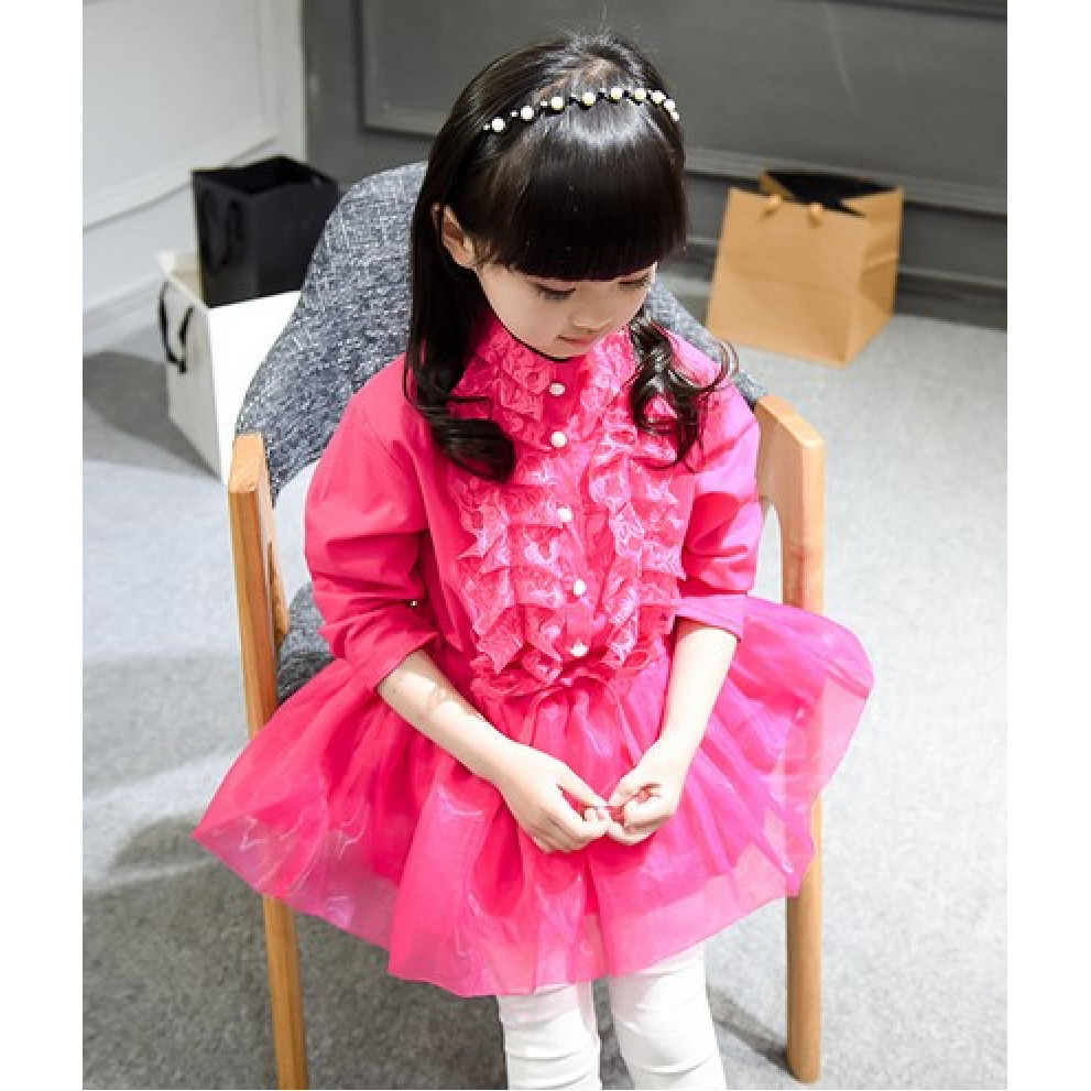 Сукня-блузка малинова 1580