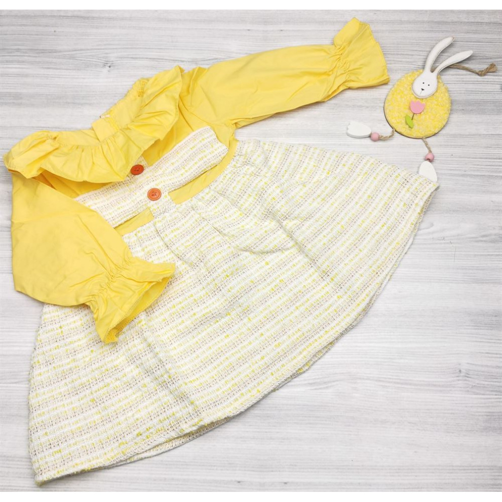 Сукня для дівчики жовта 4736