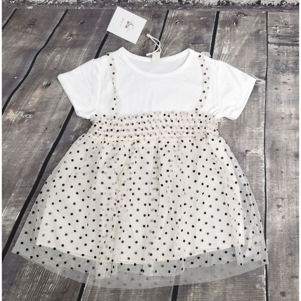 Сукня для дівчинки білий верх 1286