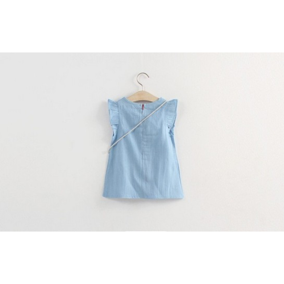 Сукня для дівчинки блакитна 1289