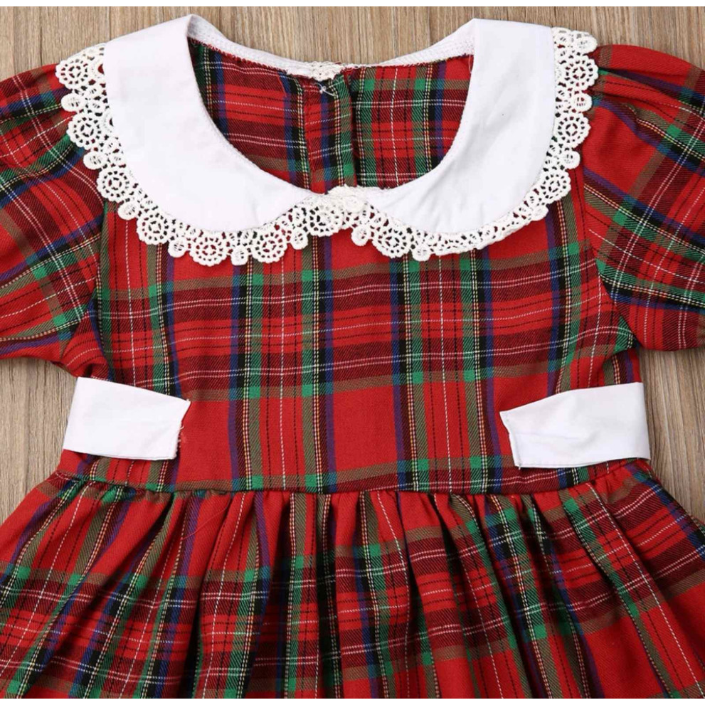 Сукня для дівчинки червона 2147