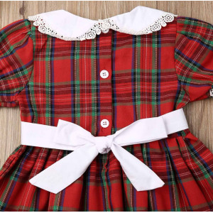 Сукня для дівчинки червона 2147