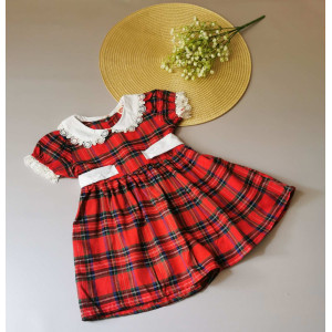 Сукня для дівчинки червона 2147