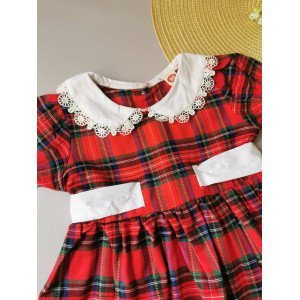 Сукня для дівчинки червона 2147