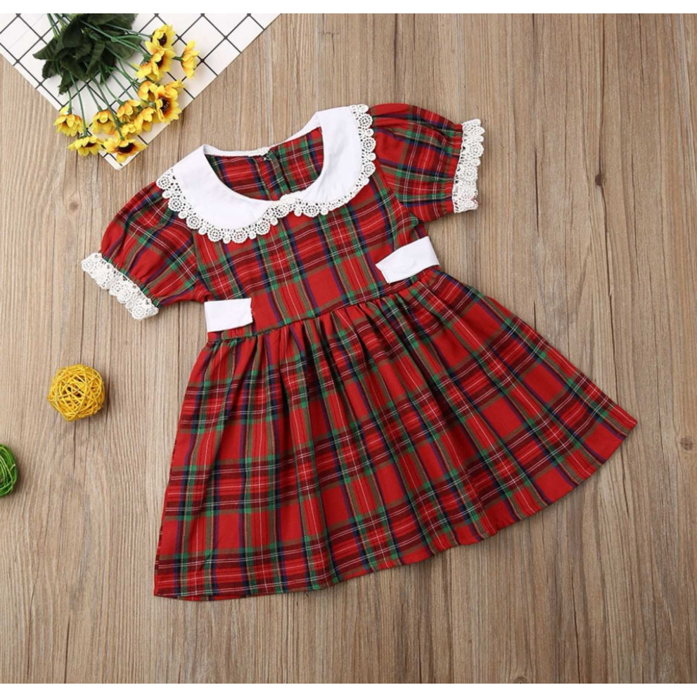 Сукня для дівчинки червона 2147