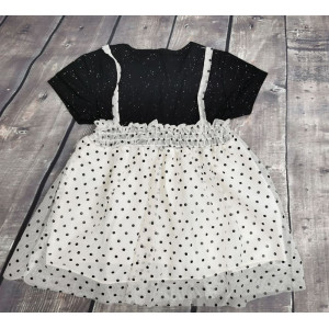 Сукня для дівчинки чорний верх 1287