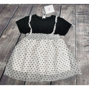 Сукня для дівчинки чорний верх 1287