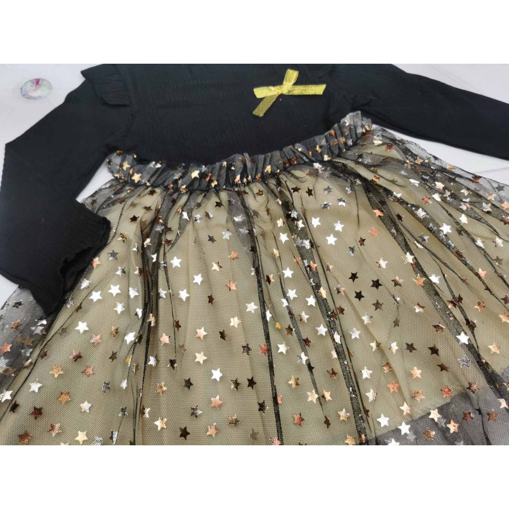 Сукня для дівчинки Stars чорна 1914