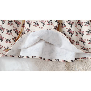 Сукня для дівчинки в квіточку довгий рукав 10470