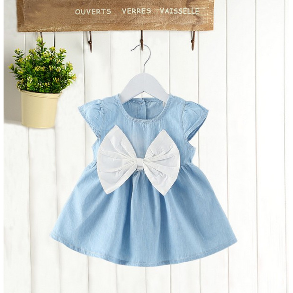 Сукня на літо білий бантик 1292