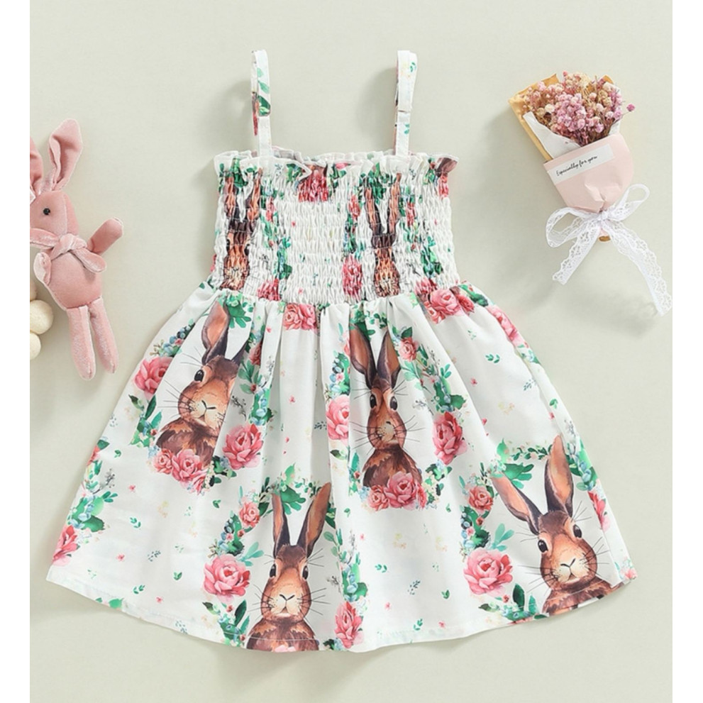 Сукня на літо дівчинці Зайчики 2148