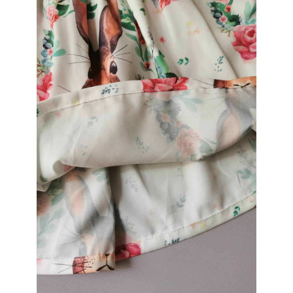 Сукня на літо дівчинці Зайчики 2148