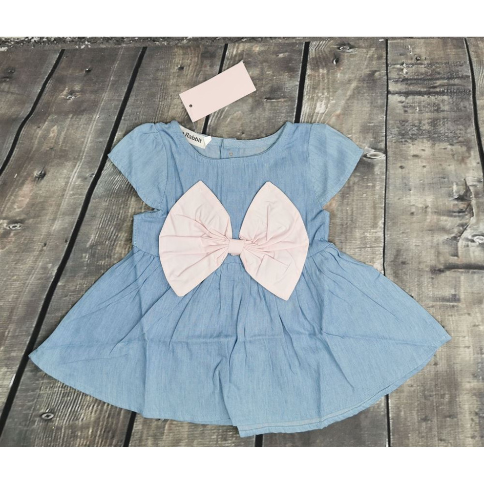 Сукня на літо рожевий бантик 1291