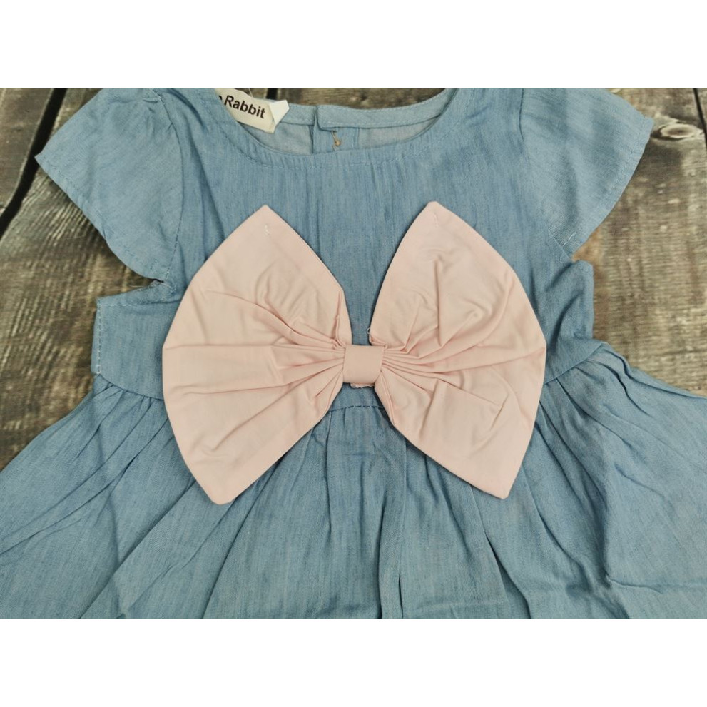 Сукня на літо рожевий бантик 1291