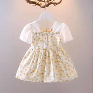 Сукня на літо жовта 2084