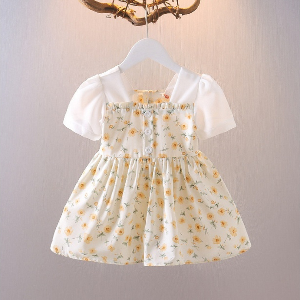 Сукня на літо жовта 2084