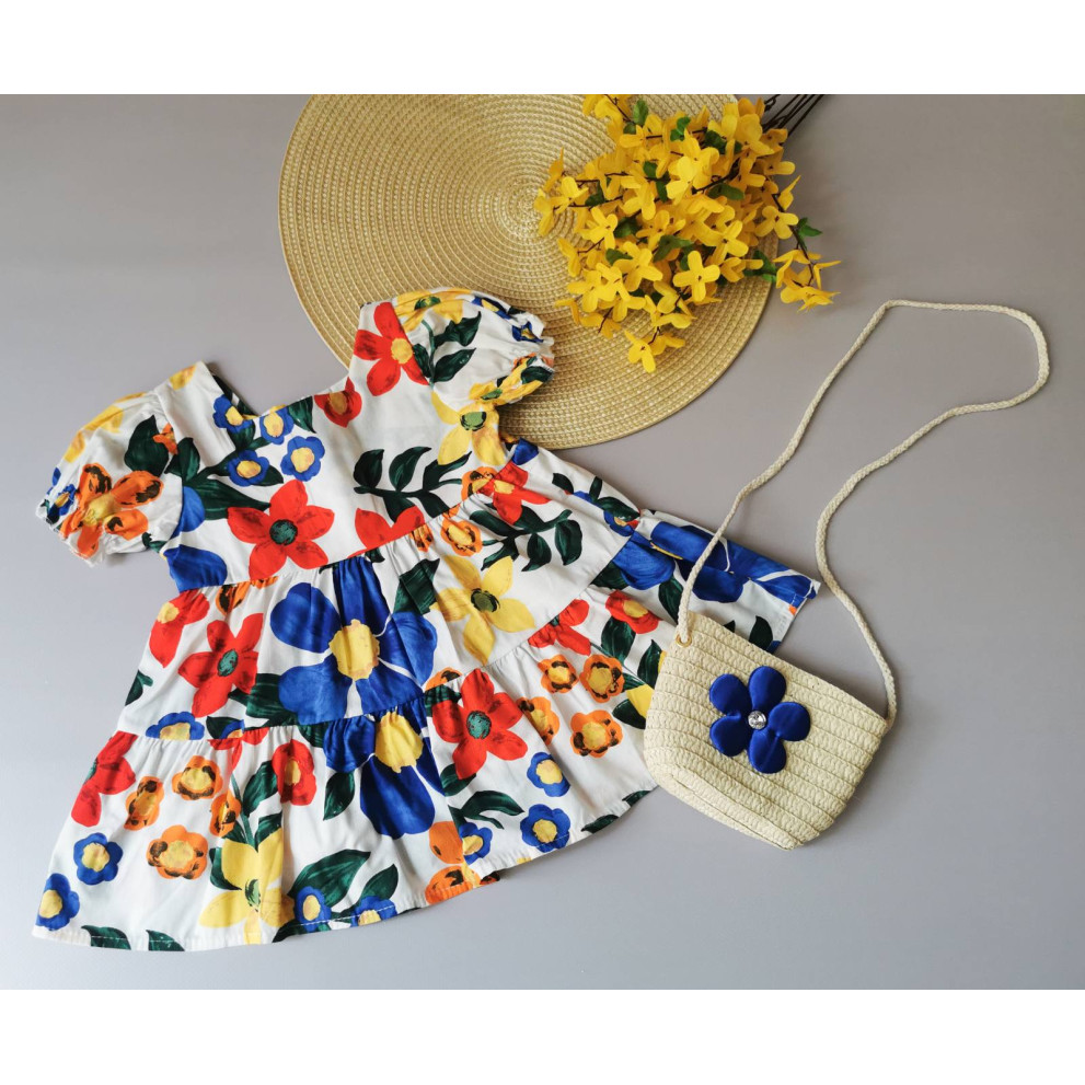 Сукня з сумкою для дівчинки на літо 10001