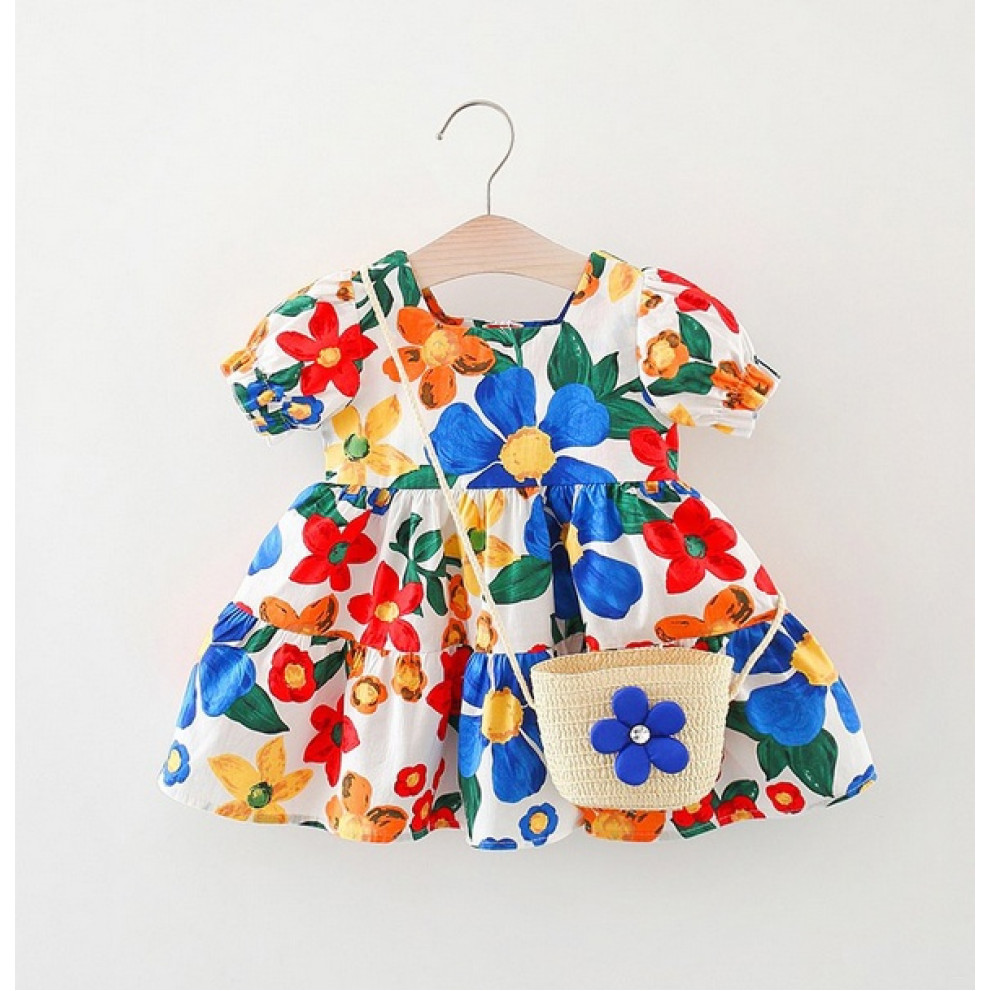 Сукня з сумкою для дівчинки на літо 10001