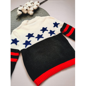 Светрик для хлопчика Hilfiger чорний низ 1525